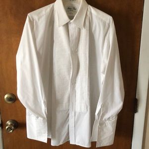 White tuxedo shirt